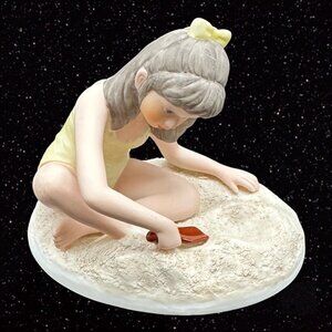 Sand Castles By Frances Hook Roman Inc. Remember When 1999 Figurine 4”W 4”T